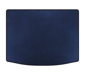 Килимок в багажник (HB, 5-ти дверний, Синій) для Seat Leon 2013-2020 рр