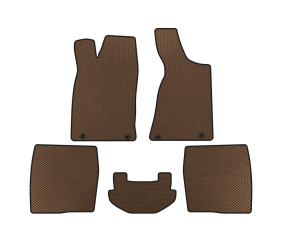 Килимки EVA (1987-1991, SD, Коричневий) для Ауди 80/90 рр