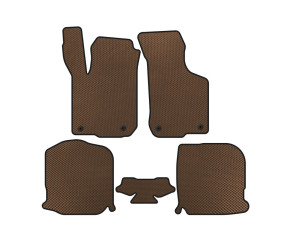 Килимки EVA (HB, 3-х дверний, Коричневий) для Ауди A3 1996-2003 рр
