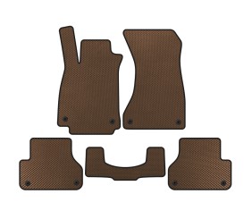 Килимки EVA (SD, Коричневий) для Ауди A5 2016-2025 рр