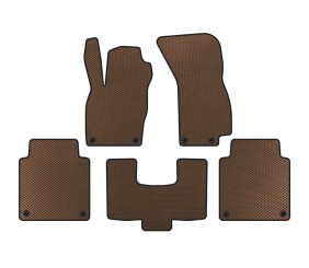 Килимки EVA (Long, Коричневий) для Ауди A8 2018- рр