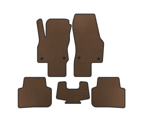 Килимки EVA (Коричневий) для Ауди Q3 2019- рр