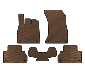 Килимки EVA (Коричневий) для Ауди Q5 2017-2025 рр