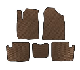 Килимки EVA (2005-2009, Коричневий) для Chery Tiggo 1 рр