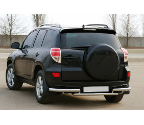 Накладка на стопи 2006-2009 (2 шт., нерж) для Toyota Rav 4 рр