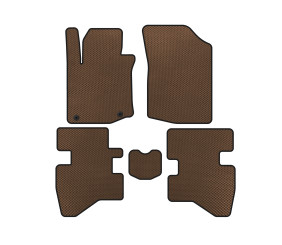Килимки EVA (HB, Коричневий) для Citroen C-1 2005-2014 рр