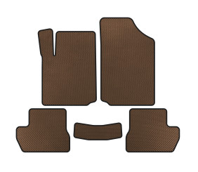Килимки EVA (Коричневий) для Citroen C-2 2003-2009 рр