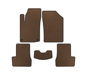 Килимки EVA (HB, Коричневий) для Citroen C-3 2009-2016 рр