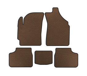 Килимки EVA (Коричневий) для Daewoo Matiz 2009-2015 рр