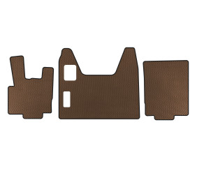 Килимки EVA (Коричневий) для DAF XF95 2002-2006 рр