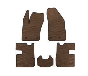 Килимки EVA (SD, Коричневий) для Fiat Tipo 2016- рр