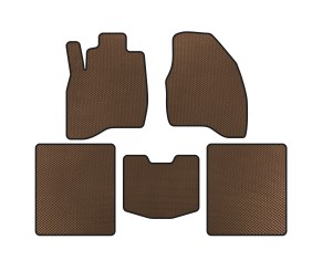 Килимки EVA (2015-2019, 5-ти місний, Коричневий) для Ford Explorer рр