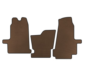 Килимки EVA (2000-2006, АКПП, Коричневий) для Ford Transit рр