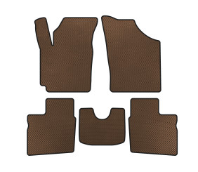 Килимки EVA (2005-2009, SD, Коричневий) для Geely CK-1 рр