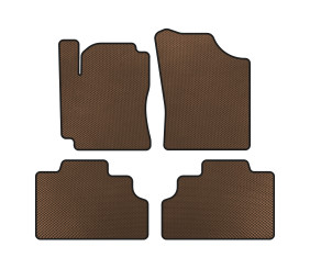 Килимки EVA (SD, Коричневий) для Geely CK-2 2008-2016 рр