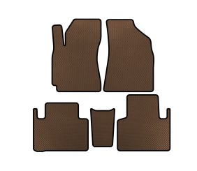 Килимки EVA (Коричневий) для Geely Emgrand X7 2011- рр