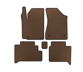 Килимки EVA (HB, Коричневий) для Geely GC-5 2010-2015 рр