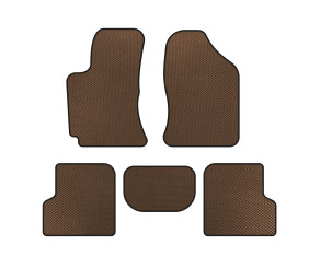 Килимки EVA (Коричневий) для Geely SL 2011- рр