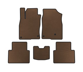 Килимки EVA (SD, Коричневий) для Honda Civic Sedan X 2016-2021 рр