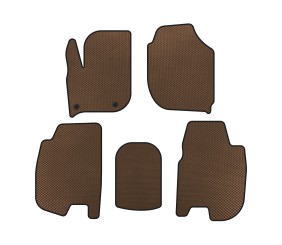 Килимки EVA (HB, Коричневий) для Honda FIT/Jazz 2014- рр