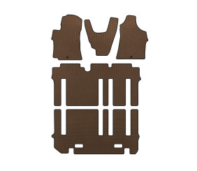 Килимки EVA (повний салон, Коричневий) для Hyundai H300, H1, Starex 2008-2020 рр