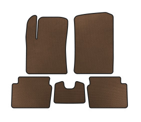 Килимки EVA (HB, Коричневий) для Hyundai I-10 2008-2013 рр