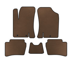 Килимки EVA (HB, Коричневий) для Hyundai I-20 2008-2012 рр