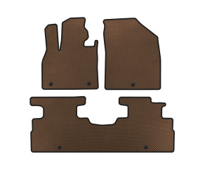 Килимки EVA (2 ряди, 7-ми місний, Коричневий) для Hyundai Palisade 2018-2025 рр