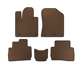 Килимки EVA (2020-2023, Коричневий) для Hyundai Santa Fe 4 рр