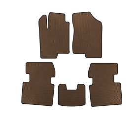 Килимки EVA (Коричневий) для Hyundai Sonata NF 2004-2009 рр