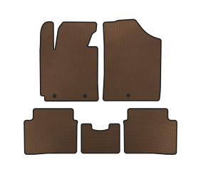 Килимки EVA (Коричневий) для Hyundai Veloster 2011-2017 рр