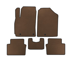 Килимки EVA (Купе, Коричневий) для Hyundai Veloster 2018-2022 рр