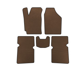 Килимки EVA (SD, Коричневий) для JAC J5 2011-2019 рр