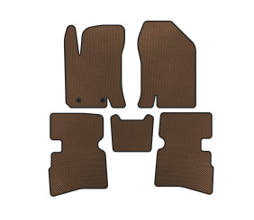 Килимки EVA (Коричневий) для JAC S4 2018- рр