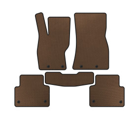 Килимки EVA (2011-2016, SD, Коричневий) для Jaguar XF рр