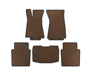 Килимки EVA (SD, Коричневий) для Jaguar XJ 2003-2009 рр