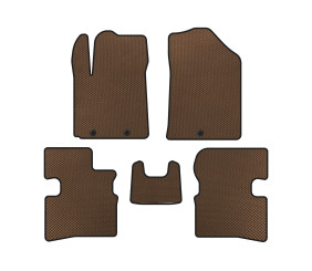 Килимки EVA (2009-2011, HB, Коричневий) для Kia Picanto рр