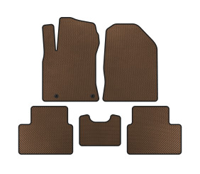 Килимки EVA (Коричневий) для Kia Cerato 4 2019- рр