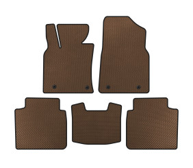 Килимки EVA (SD, Коричневий) для Lexus ES 2018- рр