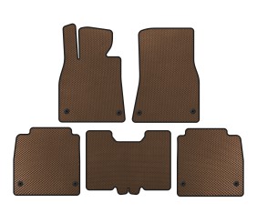 Килимки EVA (2007-2010, SD, Довга база, Коричневий) для Lexus LS рр