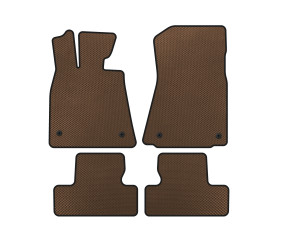 Килимки EVA (Купе, Коричневий) для Lexus RC 200t 2014- рр