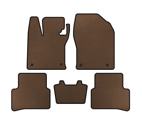 Килимки EVA (Гібрид, Коричневий) для Lexus UX 2018- рр