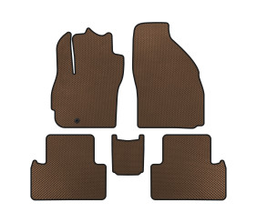 Килимки EVA (2 ряди, 7-ми місний, Коричневий) для Mazda 5 2005-2009 рр