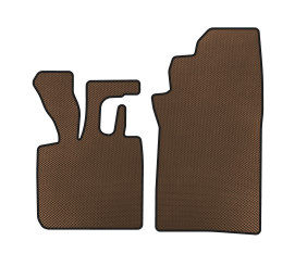 Килимки EVA (1998-2003, Кабріолет, Коричневий) для Smart рр