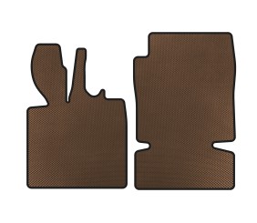 Килимки EVA (2003-2007, Купе, Коричневий) для Smart рр