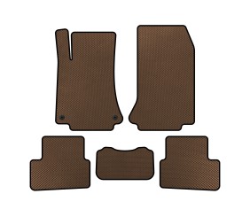 Килимки EVA (Коричневий) для Mercedes A-сlass W176 2012-2018 рр