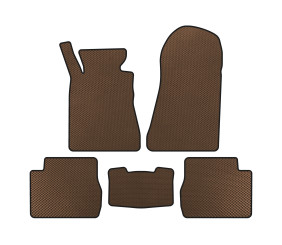 Килимки EVA (SD, Коричневий) для Mercedes W201 (190) 1982-1993 рр