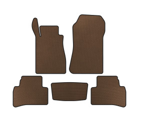 Килимки EVA (Купе, Коричневий) для Mercedes CLK W208 1997-2002 рр