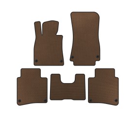 Килимки EVA (2017-2020, SD, Довга база, Коричневий) для Mercedes S-сlass W222 рр