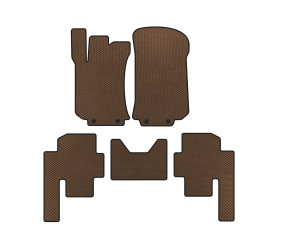 Килимки EVA (2 ряди, Коричневий) для Mercedes R-class W251 2005-2017 рр